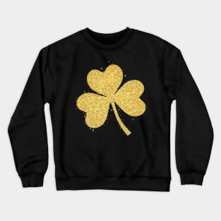 st patricks day golden spangled Crewneck Sweatshirt